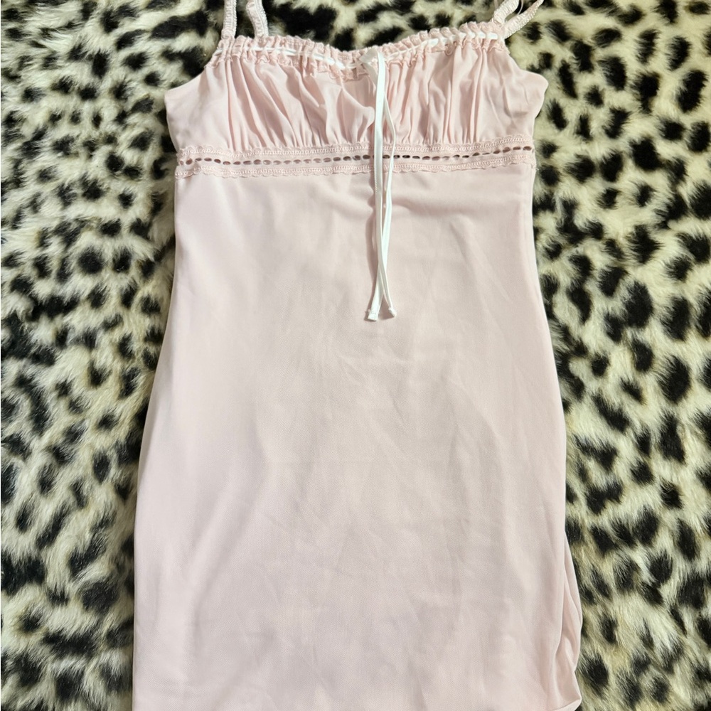 Garage Pink Mini Dress